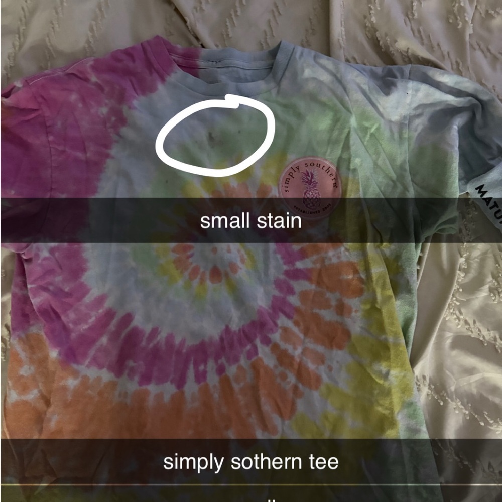 Simply Southern Multicolor Tie-Dye Tee